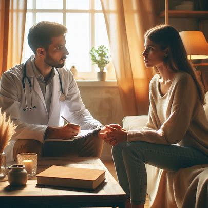 psychiatrist and patient